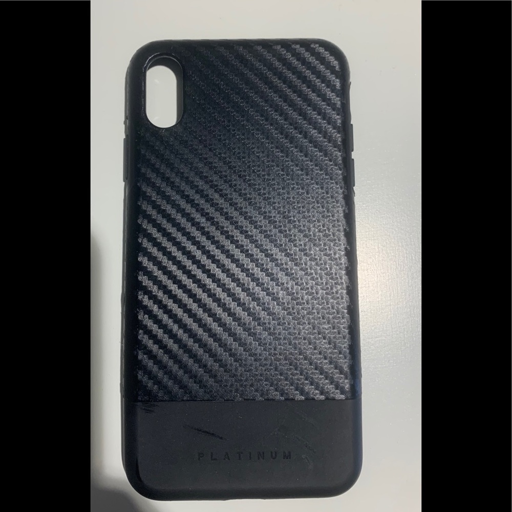 Black shiny pattern 10 X plus phone case